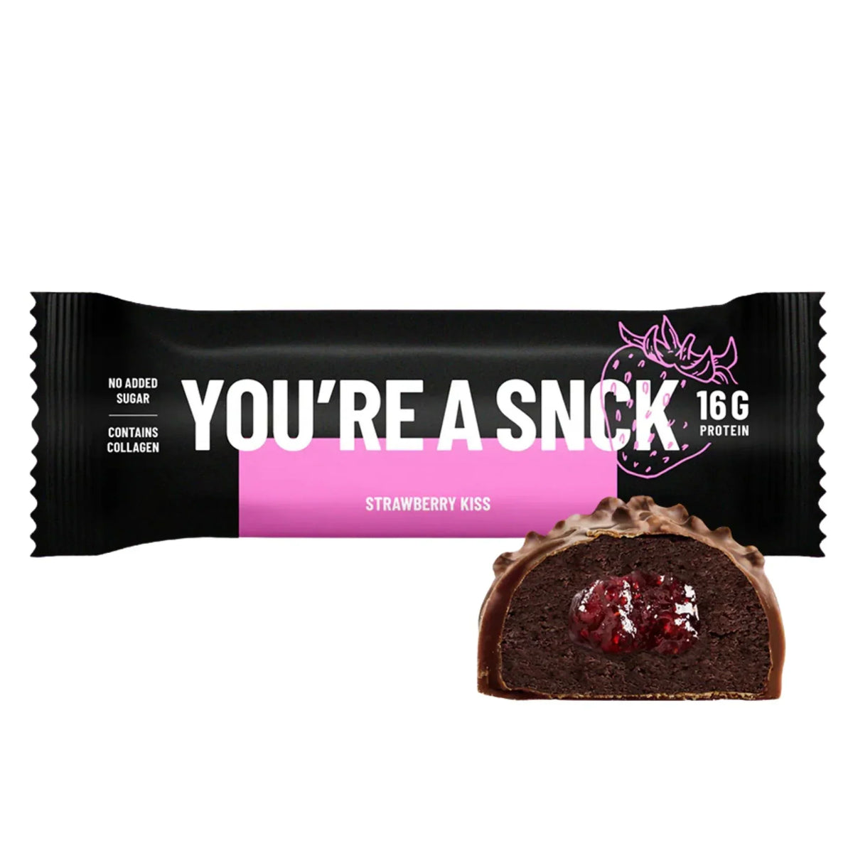 SNCK Protein Bar Strawberry Kiss / 55g