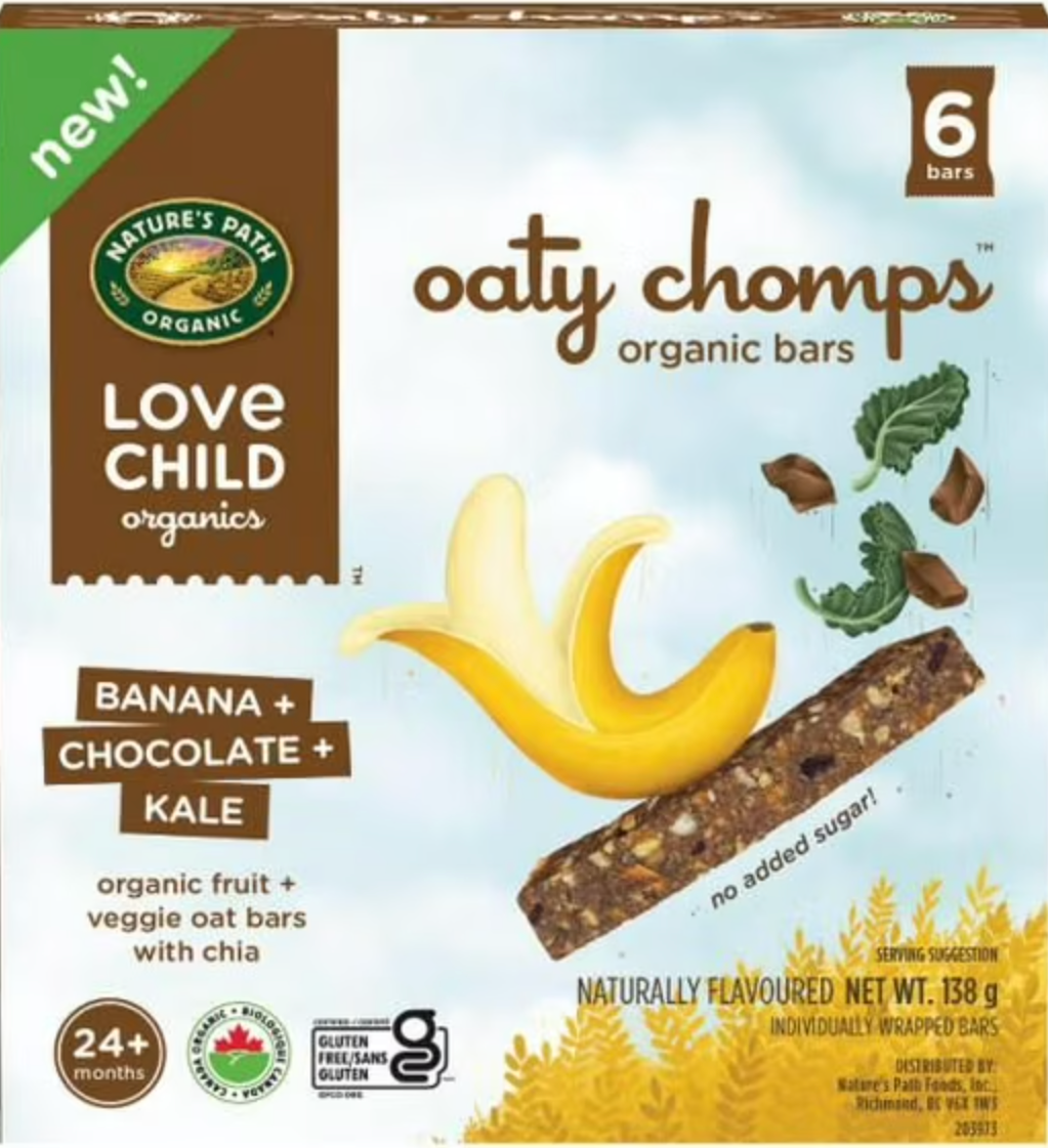 Love Child Chocolate Banana Bars / 6ct