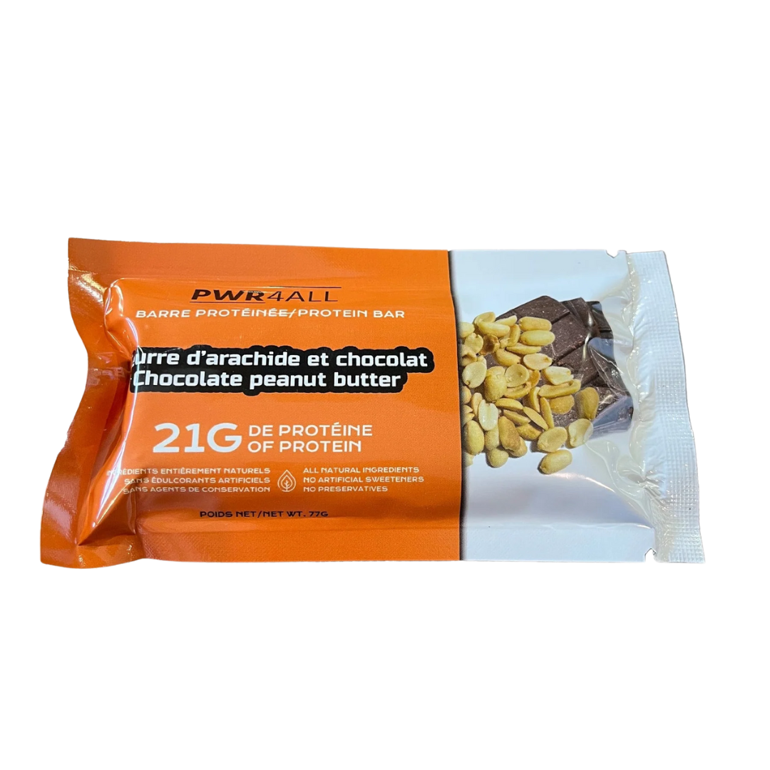 PWR4ALL Chocolate Peanut Butter Protein Bar / 77g