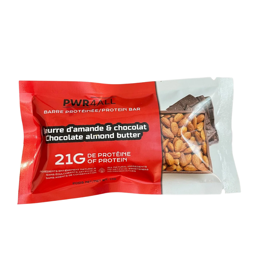 PWR4ALL Almond Butter Chocolate Protein Bar / 77g