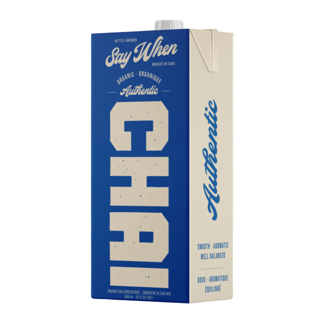 Say When Chai Authentic Original Organic / 946ml