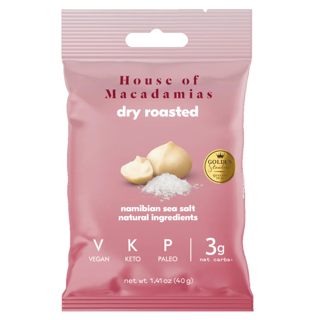 House of Macadamia Roasted Nuts with Sea Salt / 40g