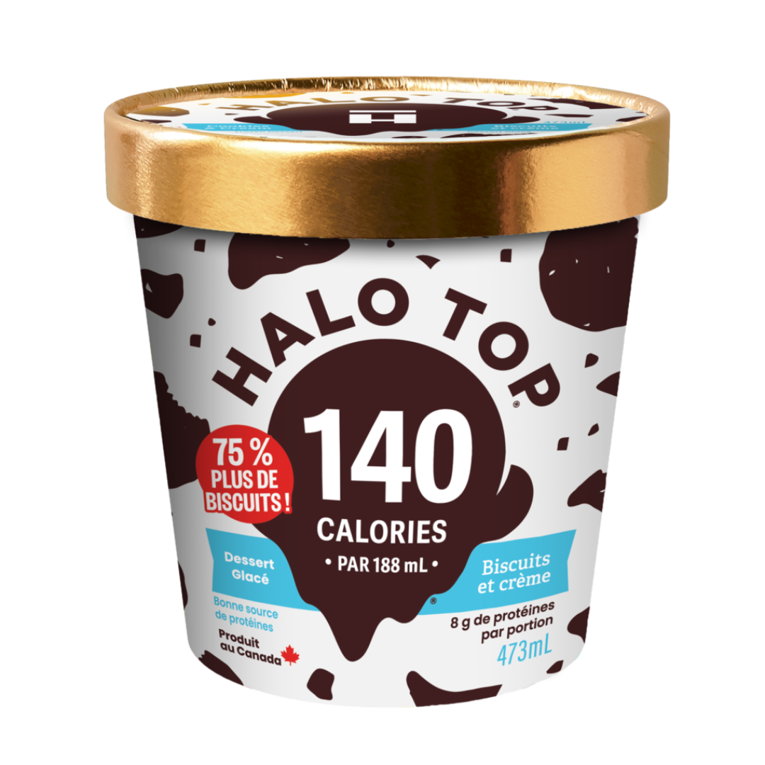 Halo Top Cookies and Cream Ice Cream / 473ml