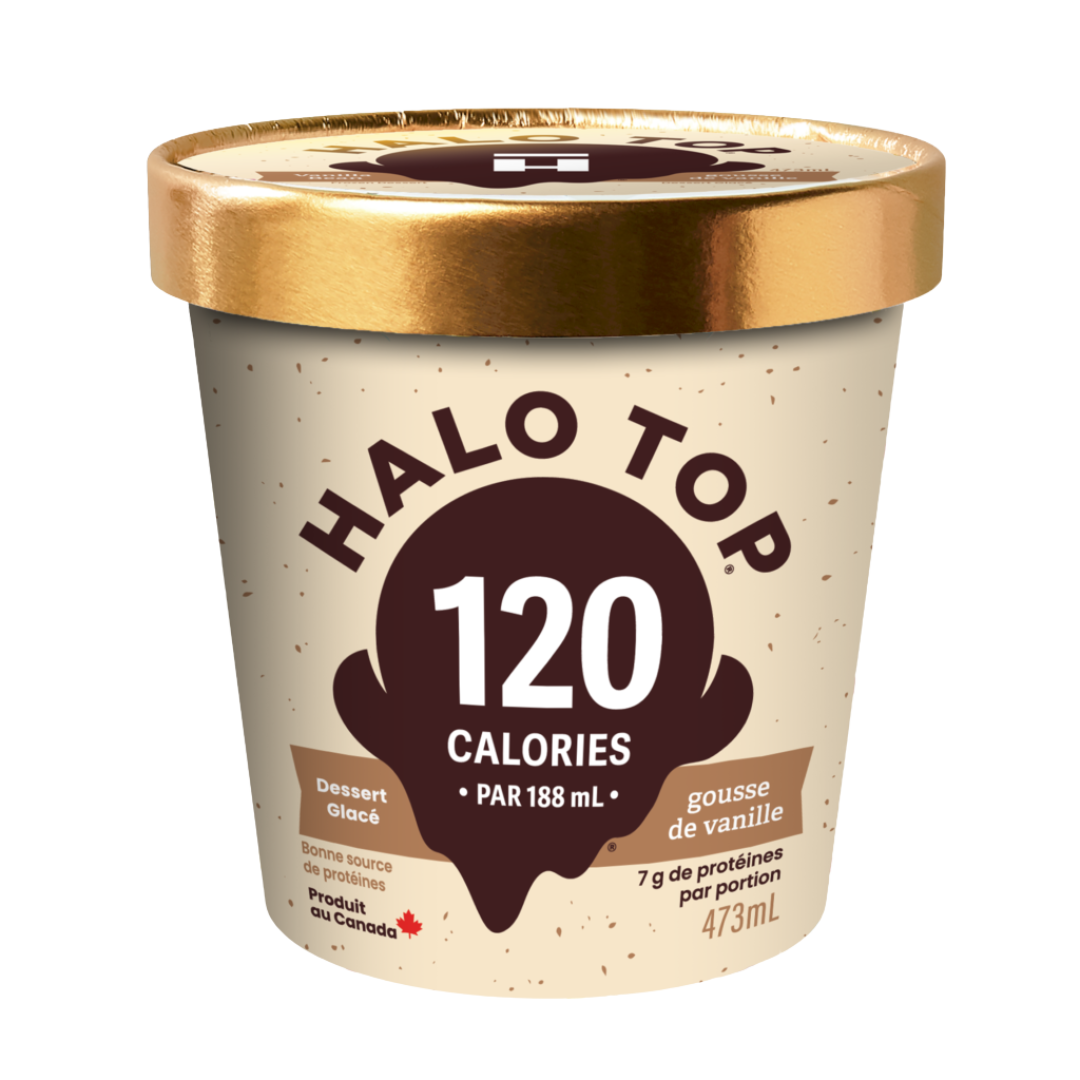 Halo Top Vanilla Bean Ice Cream / 473 ml