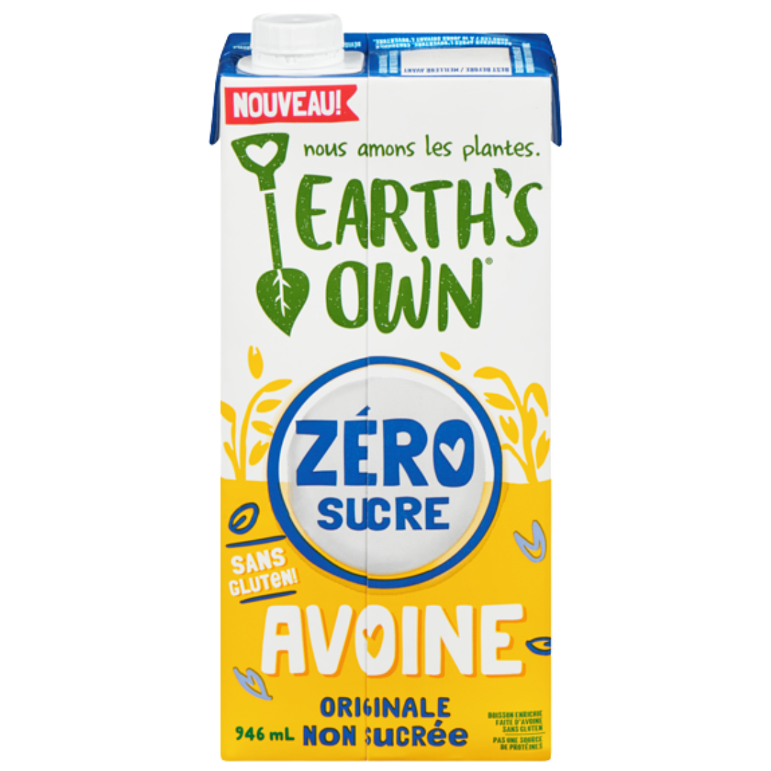 Earth's Own Zero Sugar Oat Milk / 946 ml