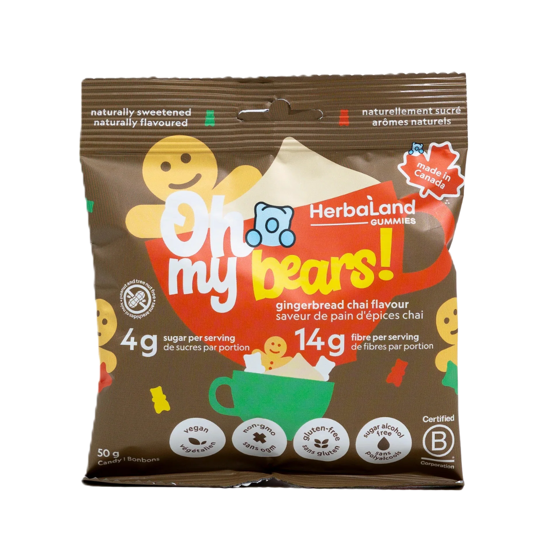 Herbaland Chai Gingerbread Bears / 50g