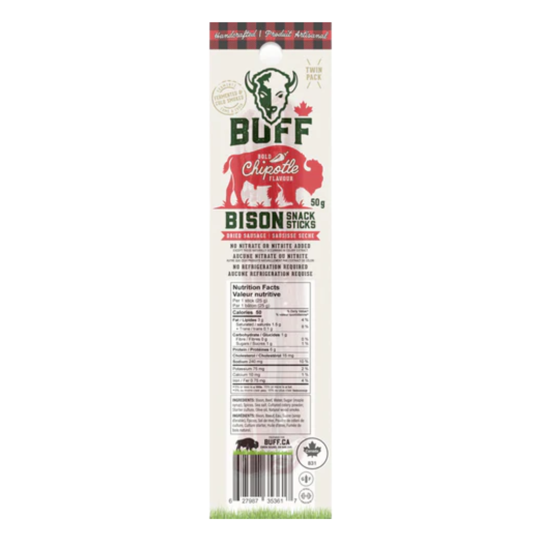 Buff Bison Snack Stick Chipotle / 50g