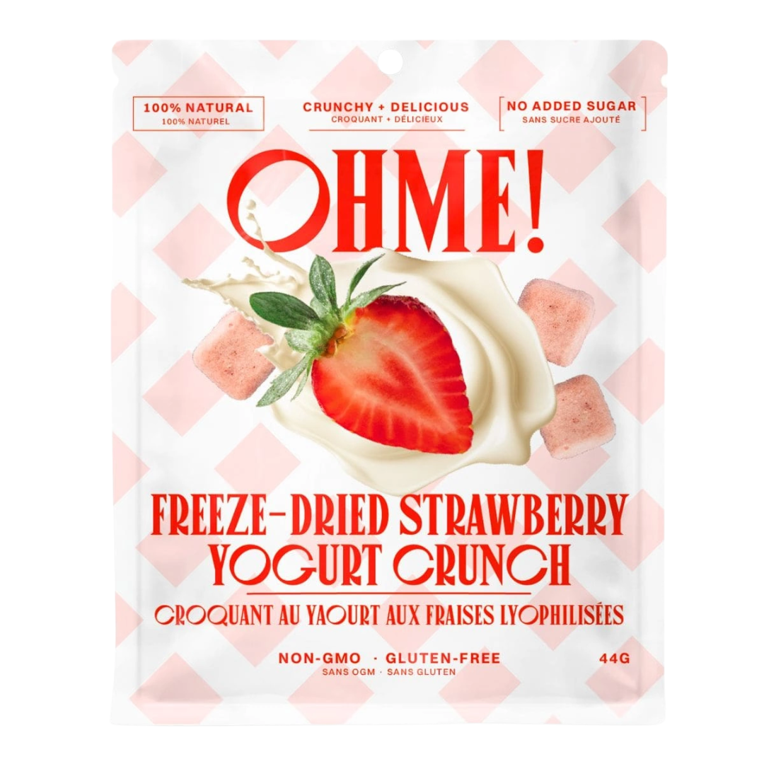 OHME! Freeze Dried Strawberries with Yogurt / 44g