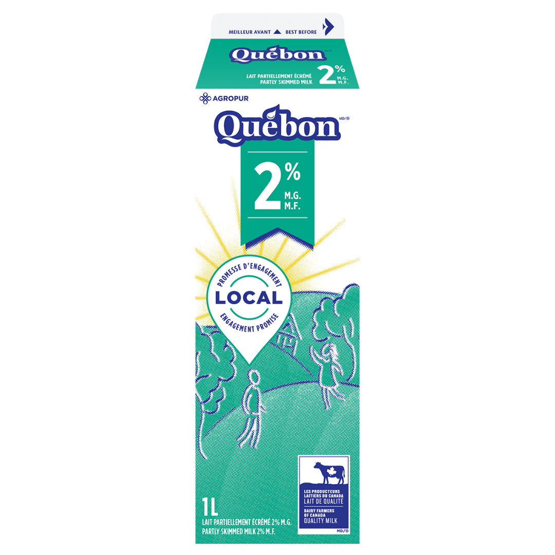 Quebon Milk 2% / 1L