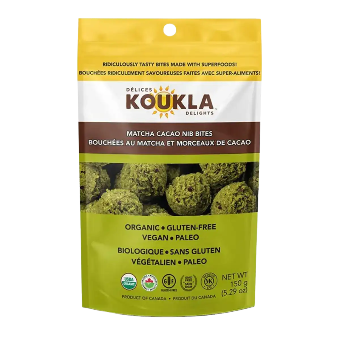 Koukla Matcha Cacao Nib Bites / 150g