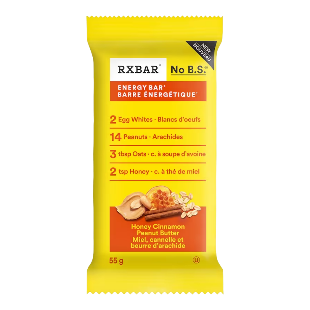 Rxbar Energy Honey, Cinnamon and Peanut Butter / 52g