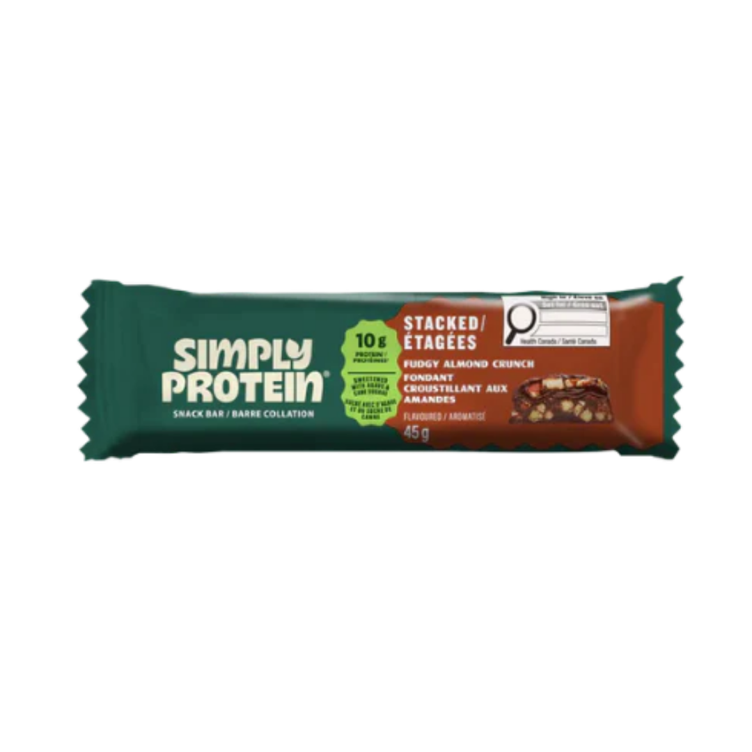 Simply Protein Stacked Fudgy Almond Crunch Bar / 45g