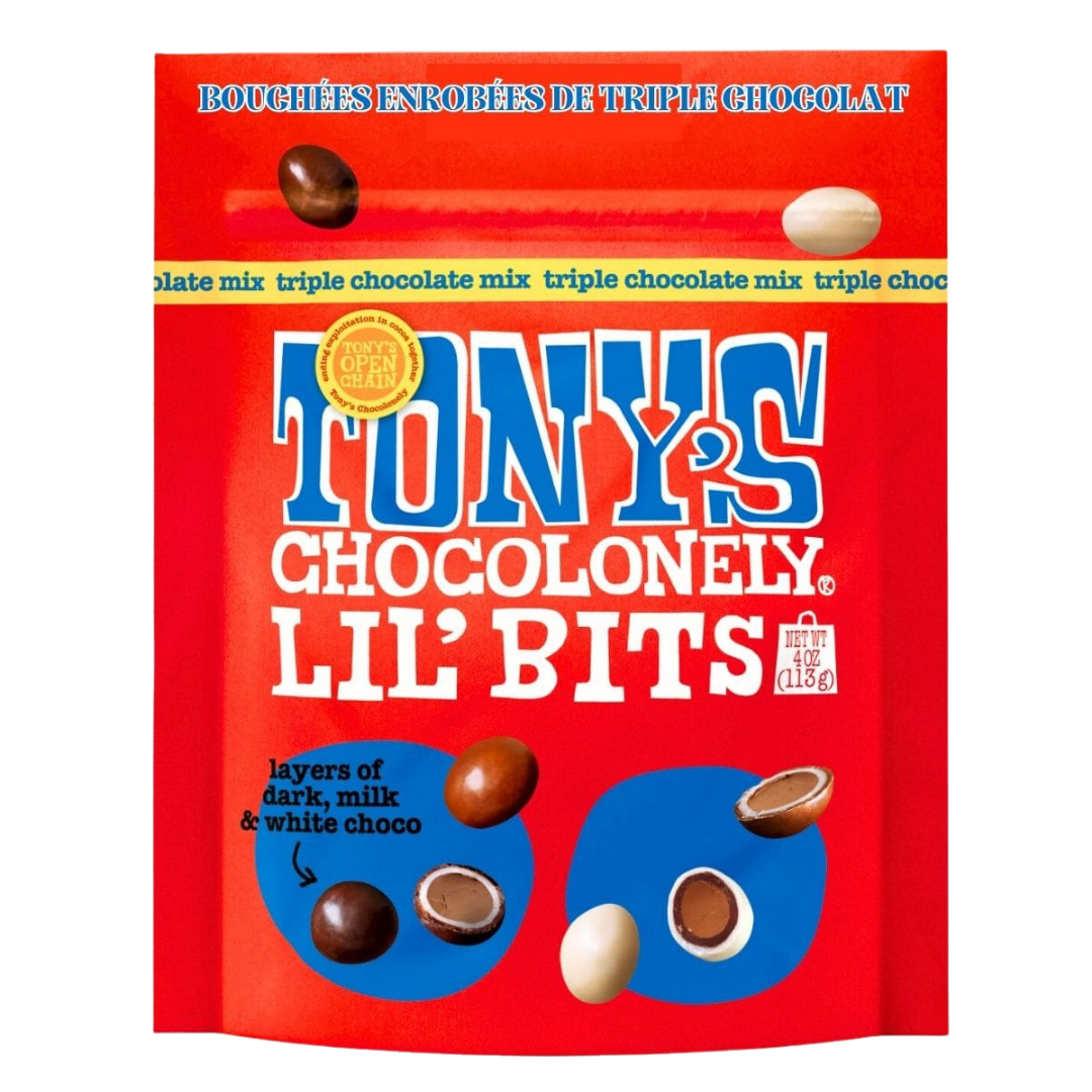 Tony's Chocolonely Lil Bits Triple Chocolate / 113g
