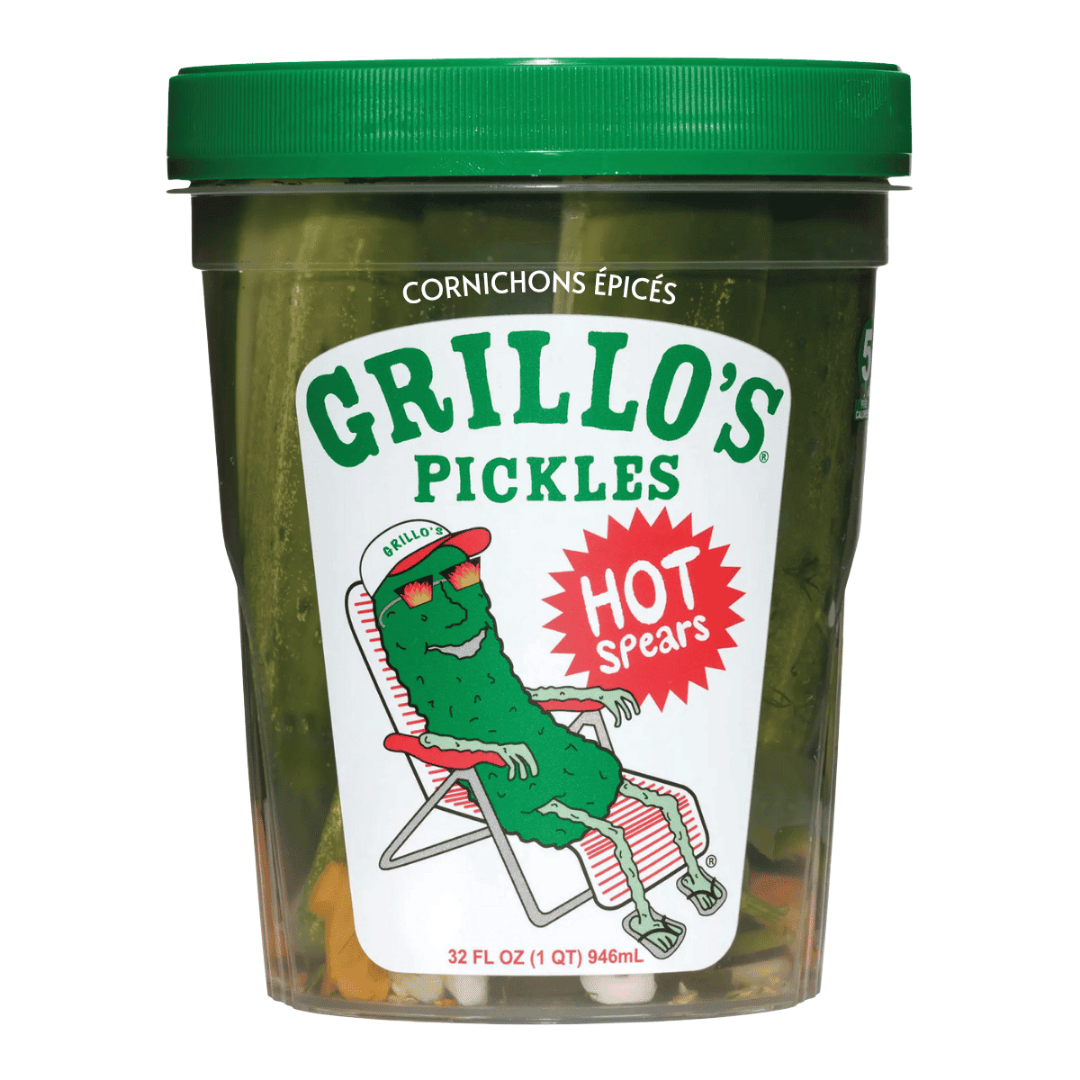 Grillo's Pickle Hot Spears / 946mL
