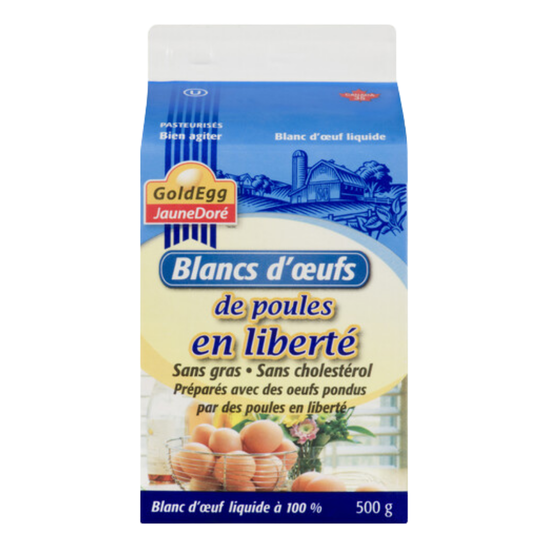 GoldEgg Blancs d'Oeufs de Poules en Liberté / 500g