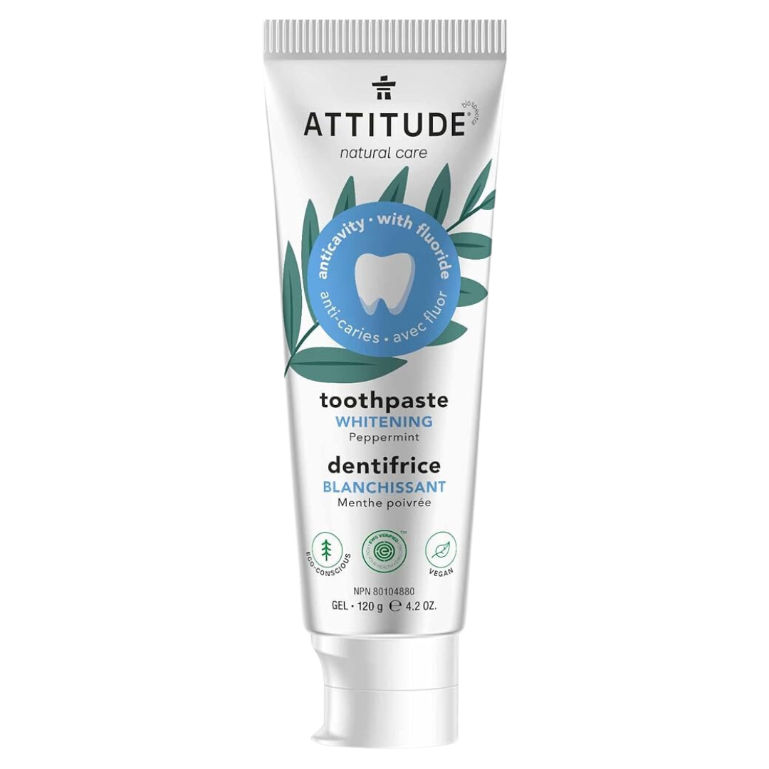 Attitude Whitening Fluoride Toothpaste / 120g