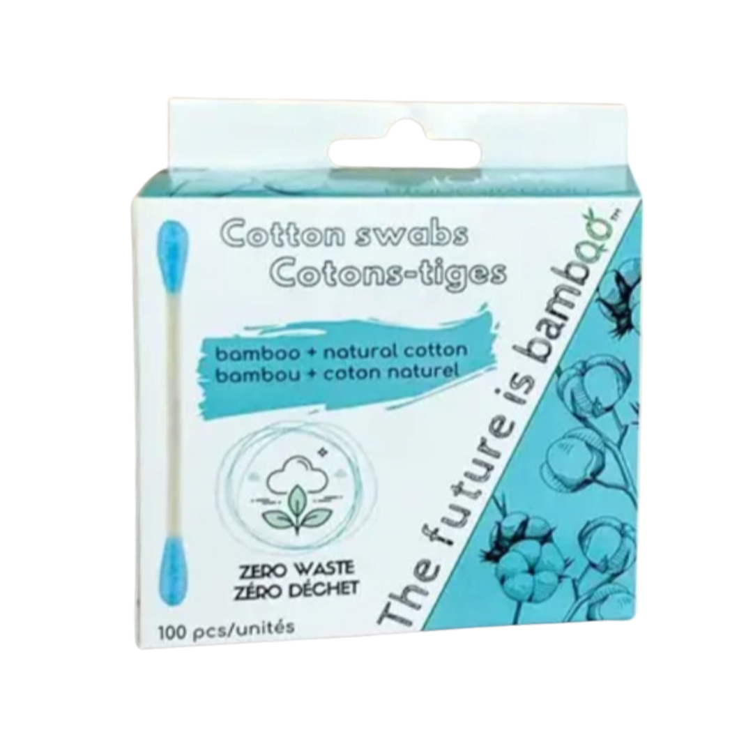 The Future is Bamboo Cotton Swabs / 100ct