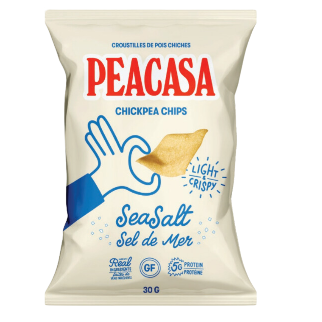Peacasa Mini Chickpea Chips with Sea Salt / 30g