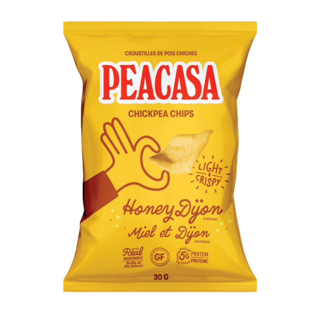 Peacasa Mini Chickpea Crisps with Honey and Dijon / 30g