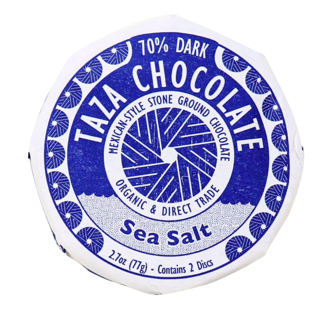 Taza Sea Salt Chocolate Disc 70% / 77g