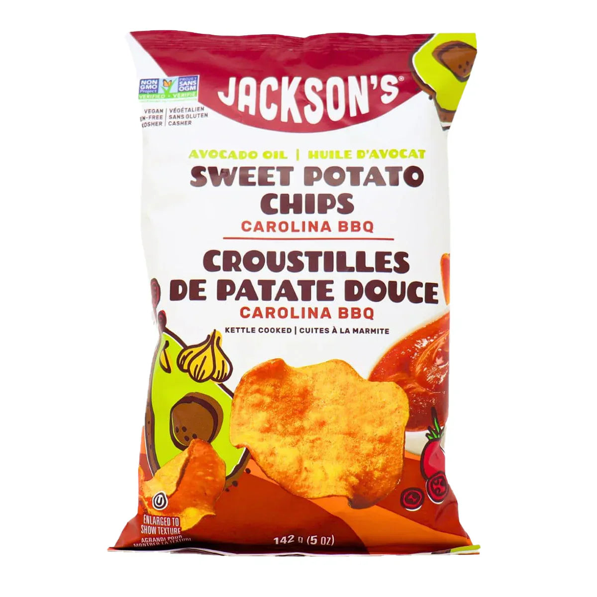 Jackson's BBQ Sweet Potato Chips / 142g