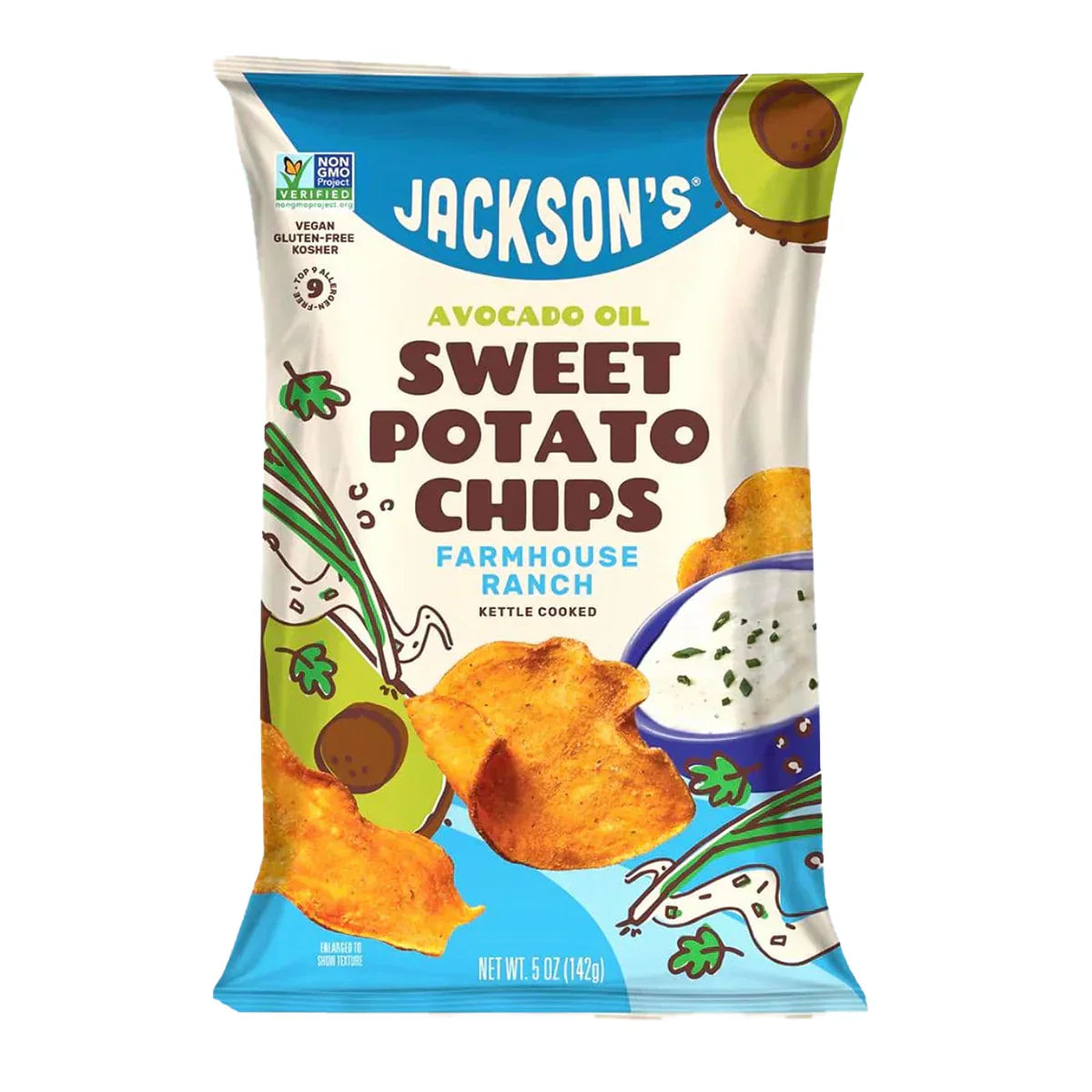 Jackson's Sweet Potato Chips Ranch / 142g