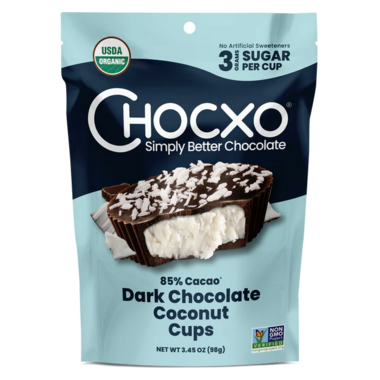 Chocxo Coconut Chocolate Cups / 98g