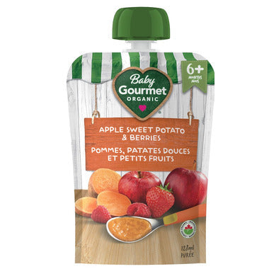 Baby Gourmet Organic Pommes, Patates douces et Petits fruits / 128ml