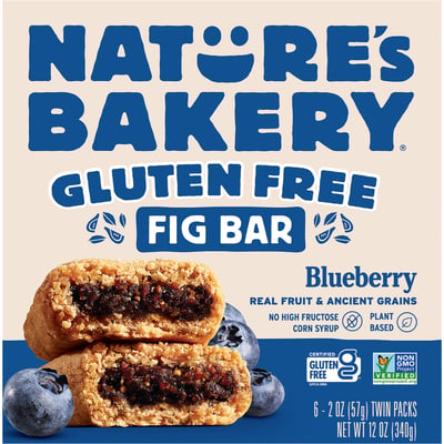 Nature's Bakery Blueberries Gluten Free / 6x57g