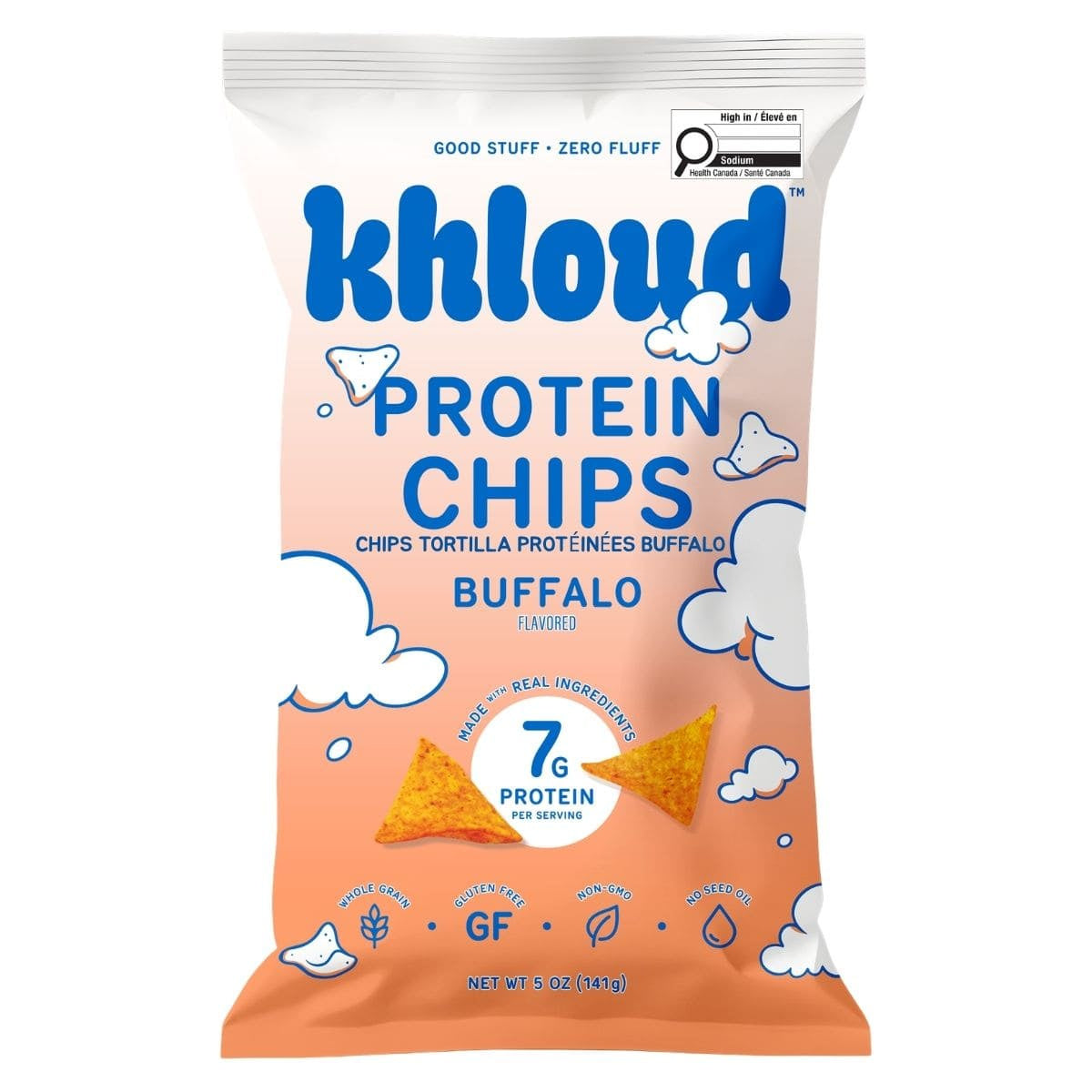 Khloud Protein Tortilla Chips Buffalo / 141g