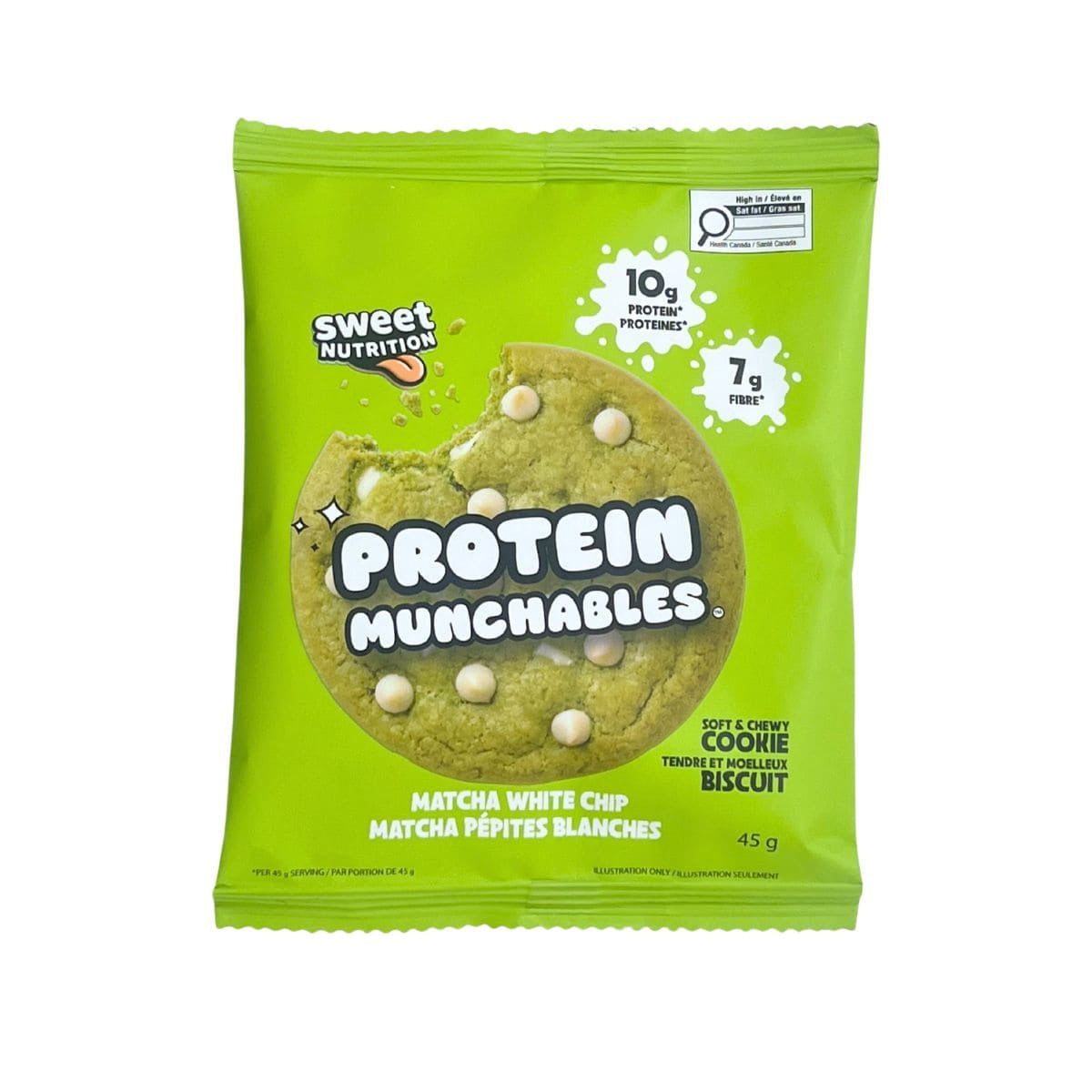 Protein Munchables Matcha White Chips / 45g