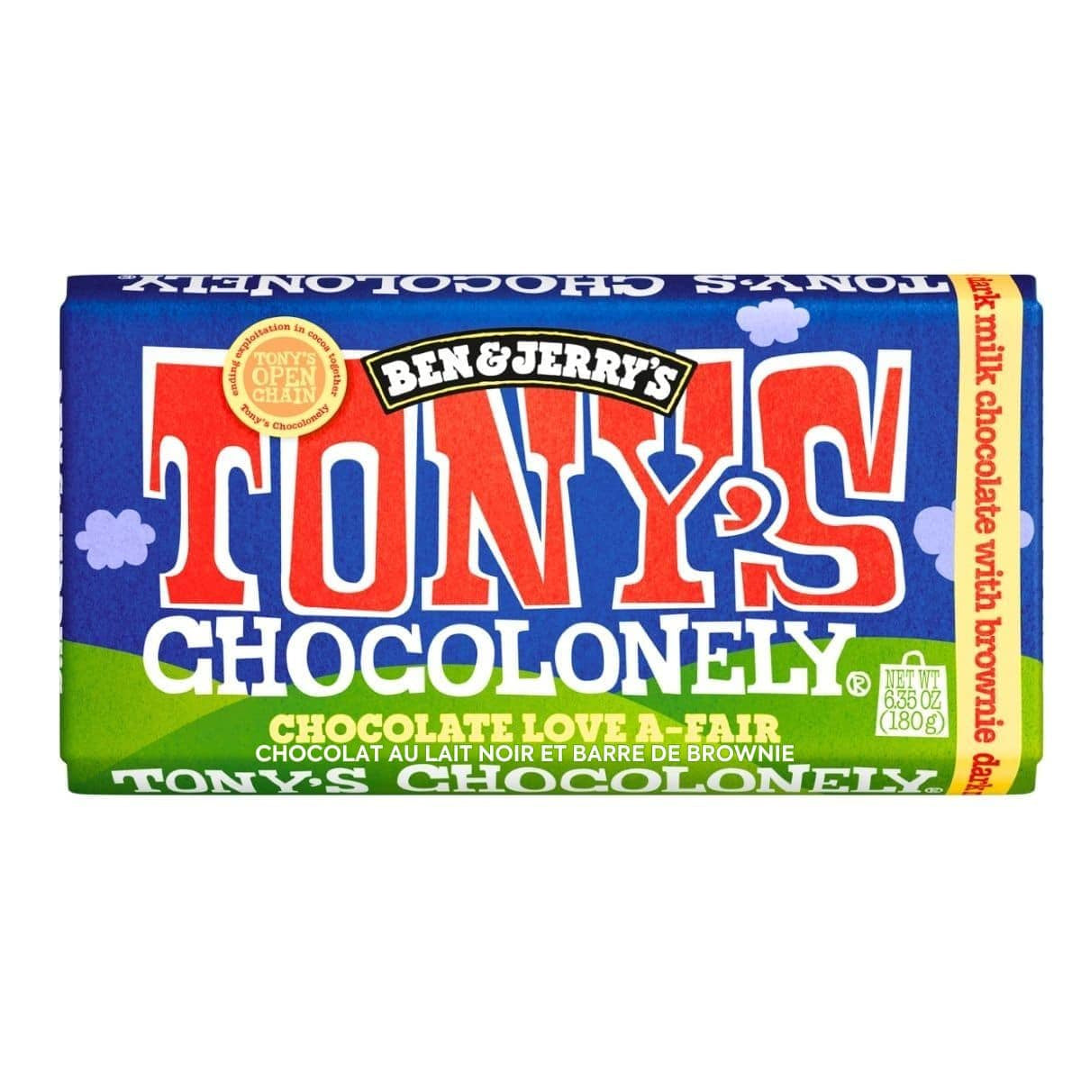 Tony's Chocolonely Milk Chocolate Brownie / 180g