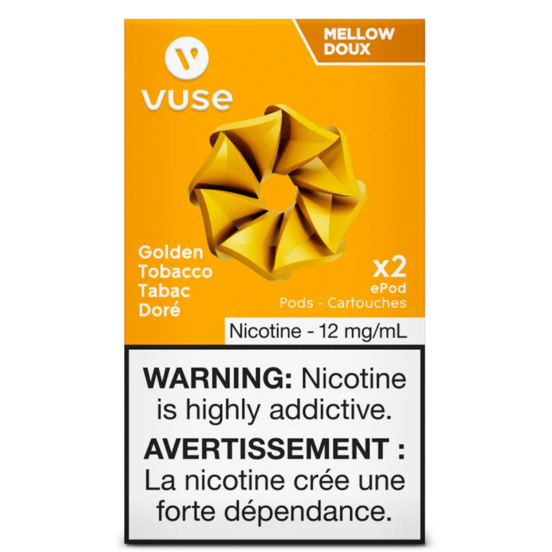 Vuse ePod Nicotine Free Tobacco Gold / 2ct