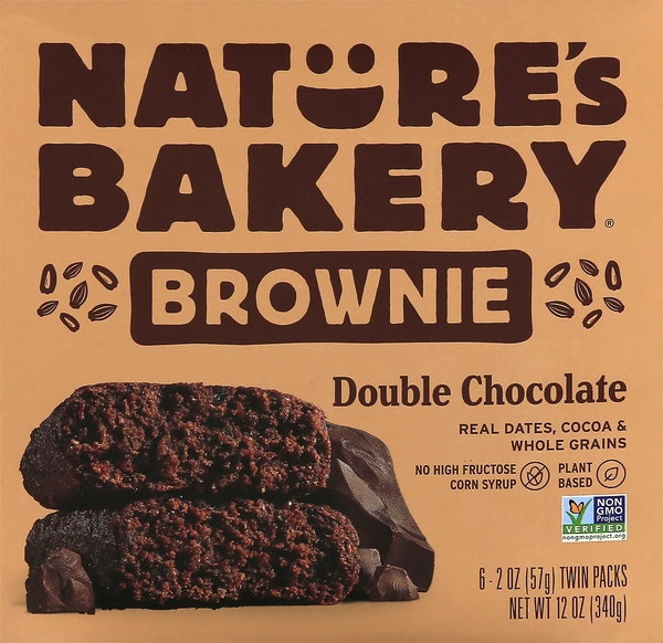 Nature's Bakery Double Chocolate Brownies / 270g