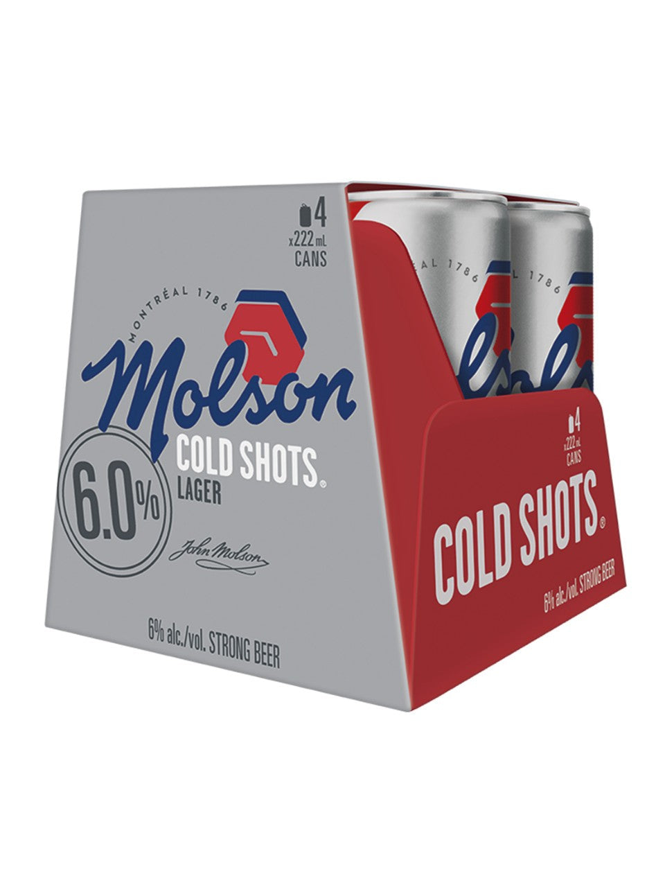 Molson Cold Shots 6.0 / 4x222ml