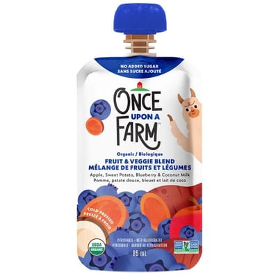 Once Upon A Farm Fruit & Veggie Smoothie / 85ml