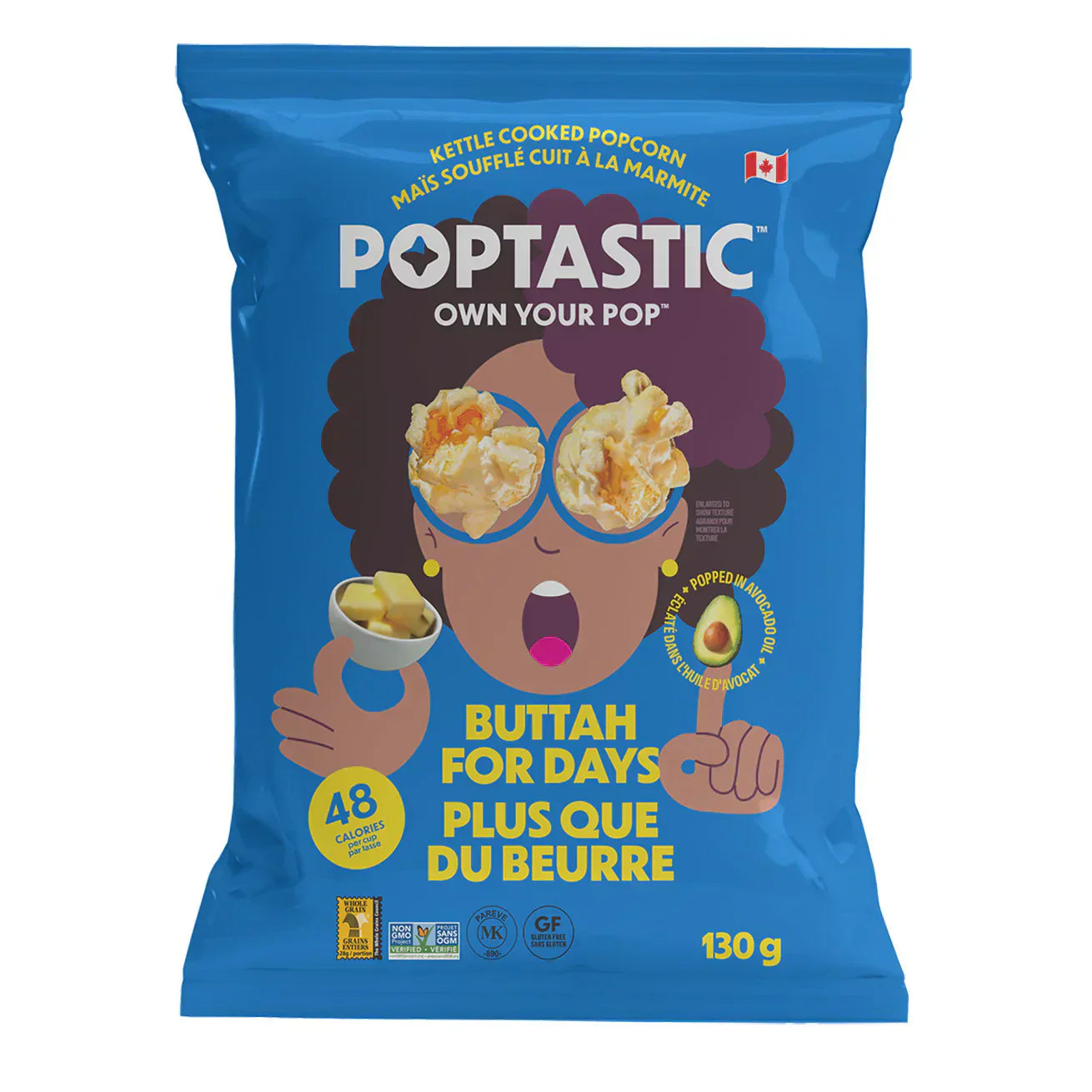 PopTastic More Than Butter Popcorn / 130g