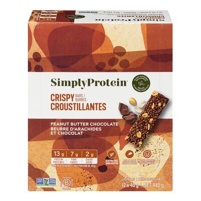 Simply Protein Bar Chocolate and Peanut Butter / 4x40g