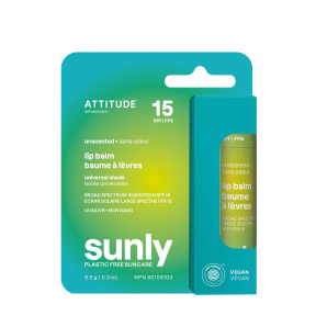 Attitude Sunly Tinted Lip Balm SPF 15 Fragrance-Free / 8.5g