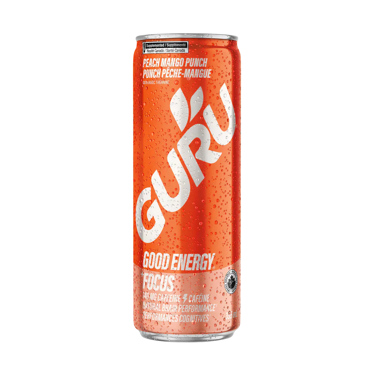 Guru Peach-Mango Punch Energy Drink / 355ml