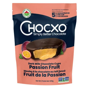 Chocxo Passion Fruit Chocolate Cups / 98g