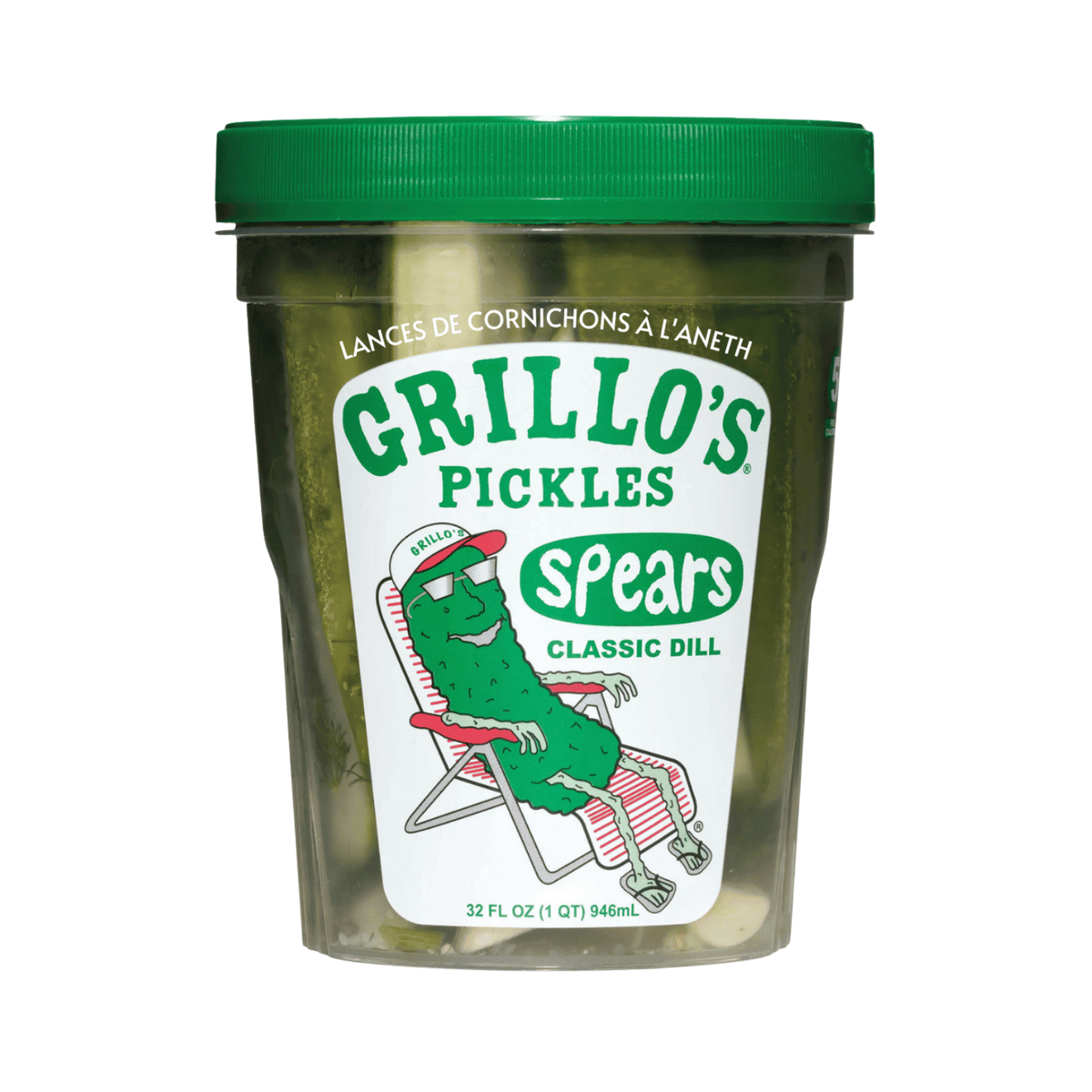 Grillo's  Pickle Classic Dill Spears / 946mL