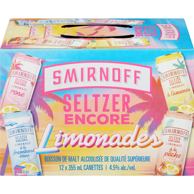 Smirnoff Mixed Pack Lemonades / 12x355ml