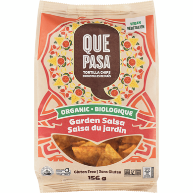 Que Pasa Tortilla Chips Garden Salsa / 156g