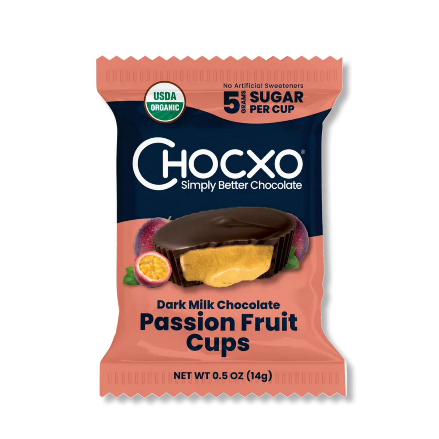 Chocxo Passion Fruit Chocolate Cups / 14g
