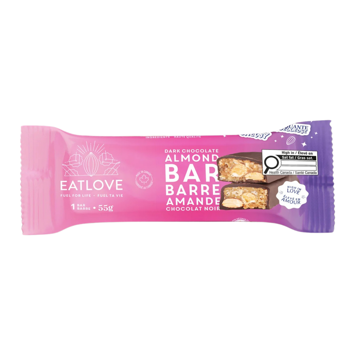 EATLOVE Almond Dark Chocolate Bar / 55g