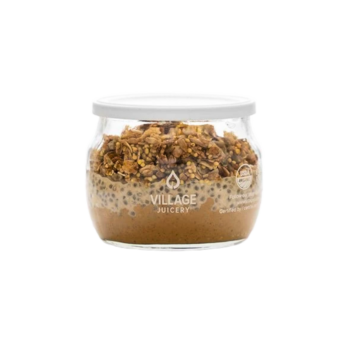 Village Juicery Peanut Butter Oat Jar