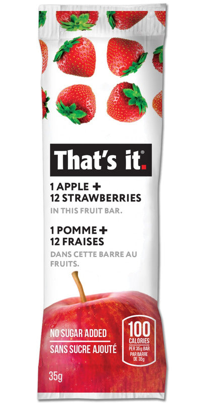 That's It Apple Strawberry Bar / 35g