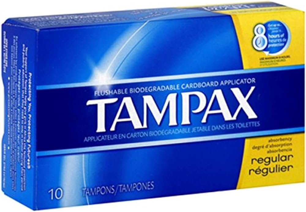 Tampax Regular Compact Tampons Unscented / 10 count