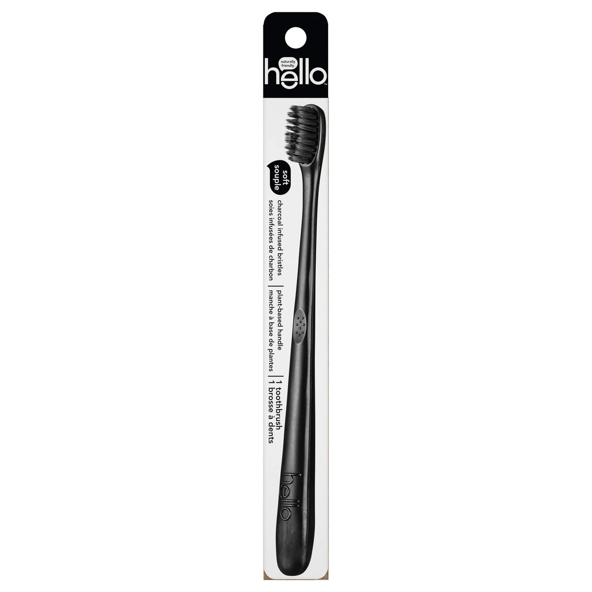 Hello Charcoal Toothbrush / 1ct